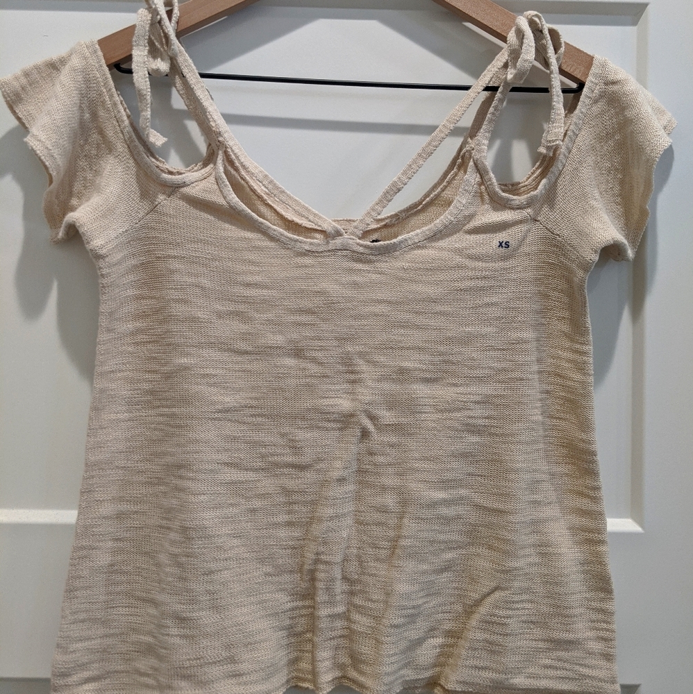 American Eagle Short-Sleeve Sweater